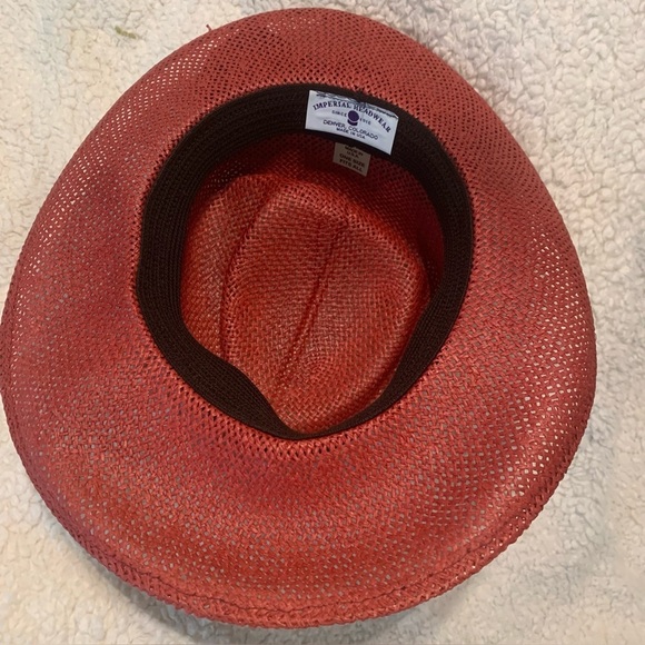 Vtg Golf  Us Open 1997 Congressional Hat Womens Straw Woven Shade Wide Brim Hat main image 8